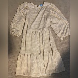 Draper James rsvp gold and ivory sparkle dress size M NWOT